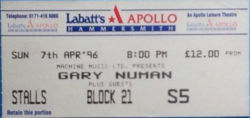 London Ticket 1996